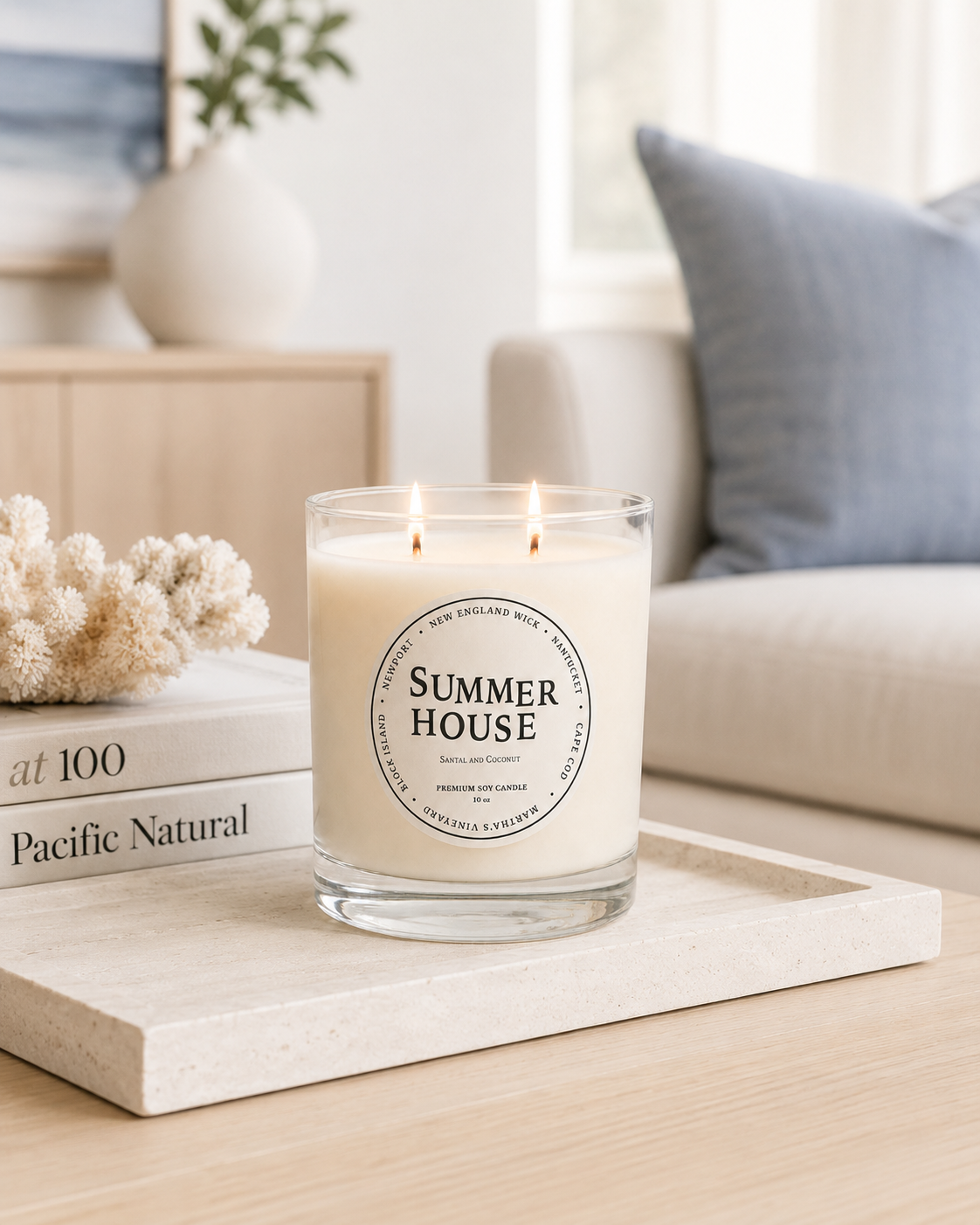 Summer House Classic 2-Wick Candle