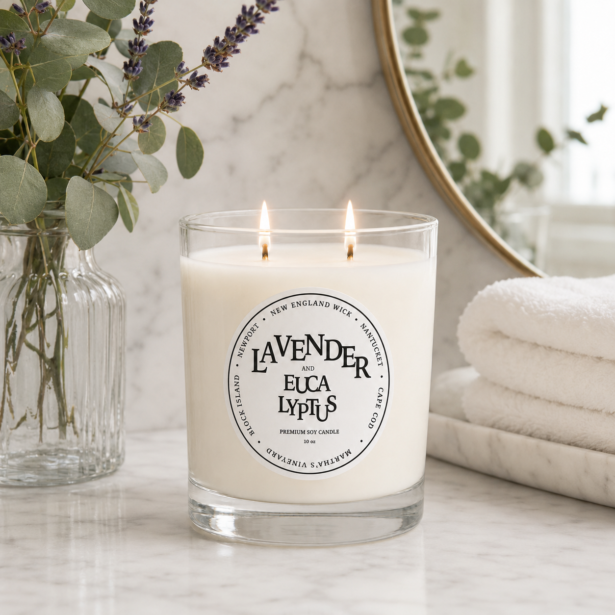 Lavender Eucalyptus Classic 2-Wick Candle