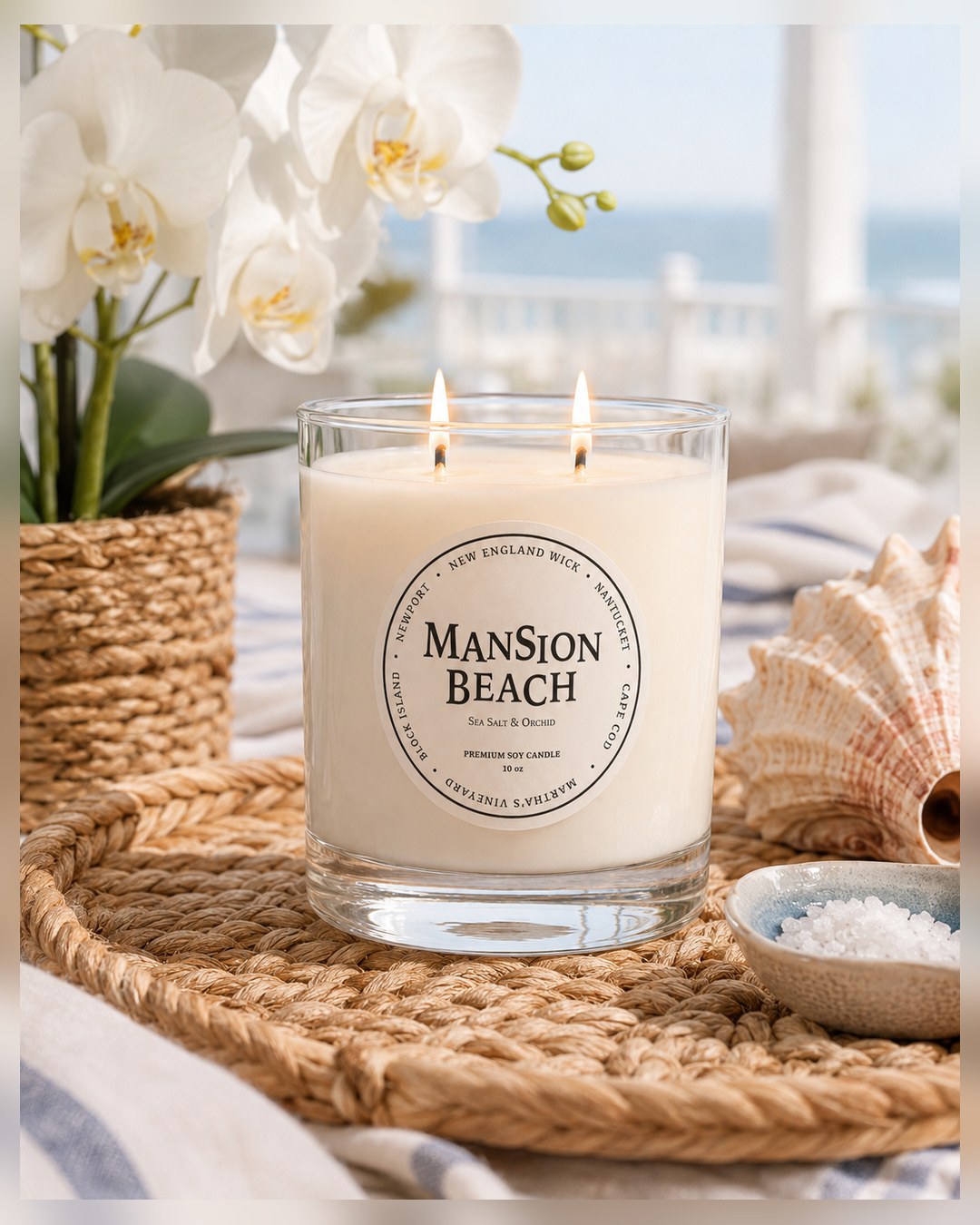 Mansion Beach Classic 2-Wick Candle