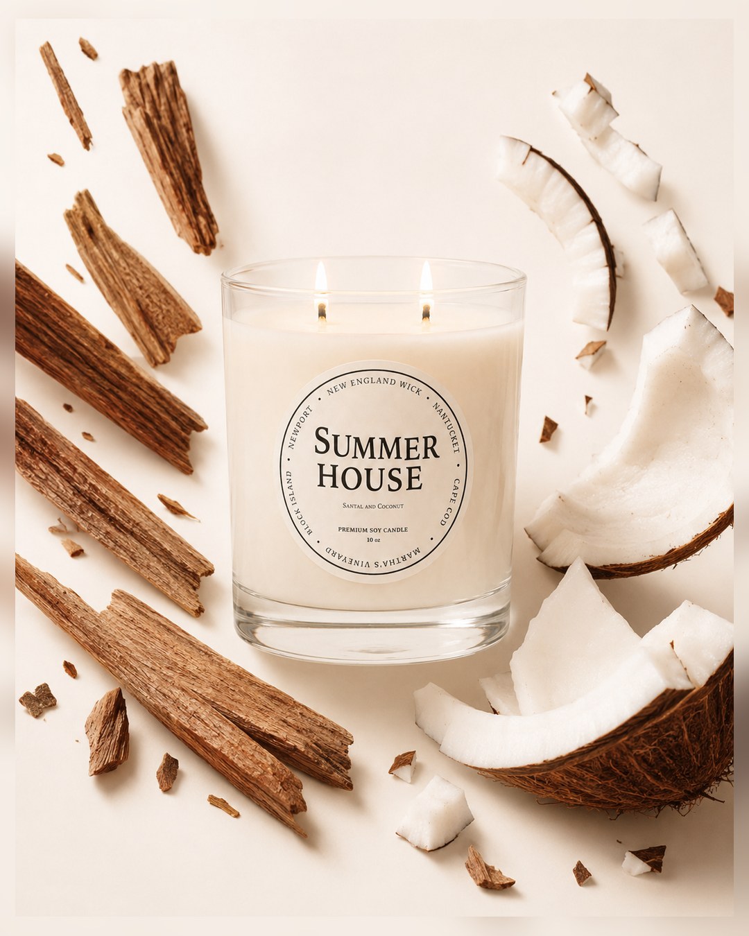 Summer House Classic 2-Wick Candle